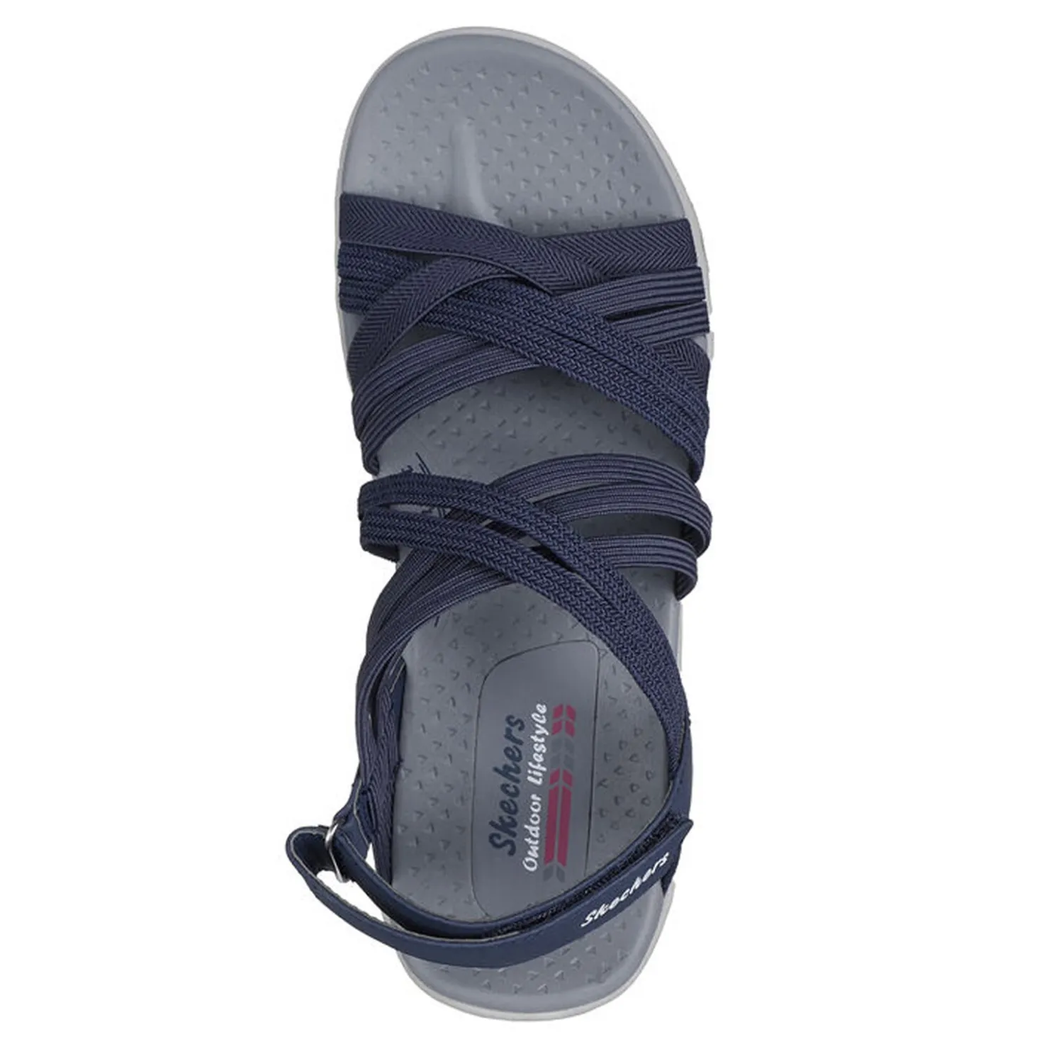Outdoor & Hiking*Skechers Women's , Reggae Cup - Simply Biased Sandal Navy