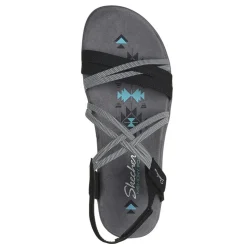 Women's , Reggae Slim - Takes Two Sandal - Wide Width|Skechers Outlet