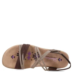 Outdoor & Hiking*Skechers Women's , Reggae Slim - Takes Two Sandal Chocolate