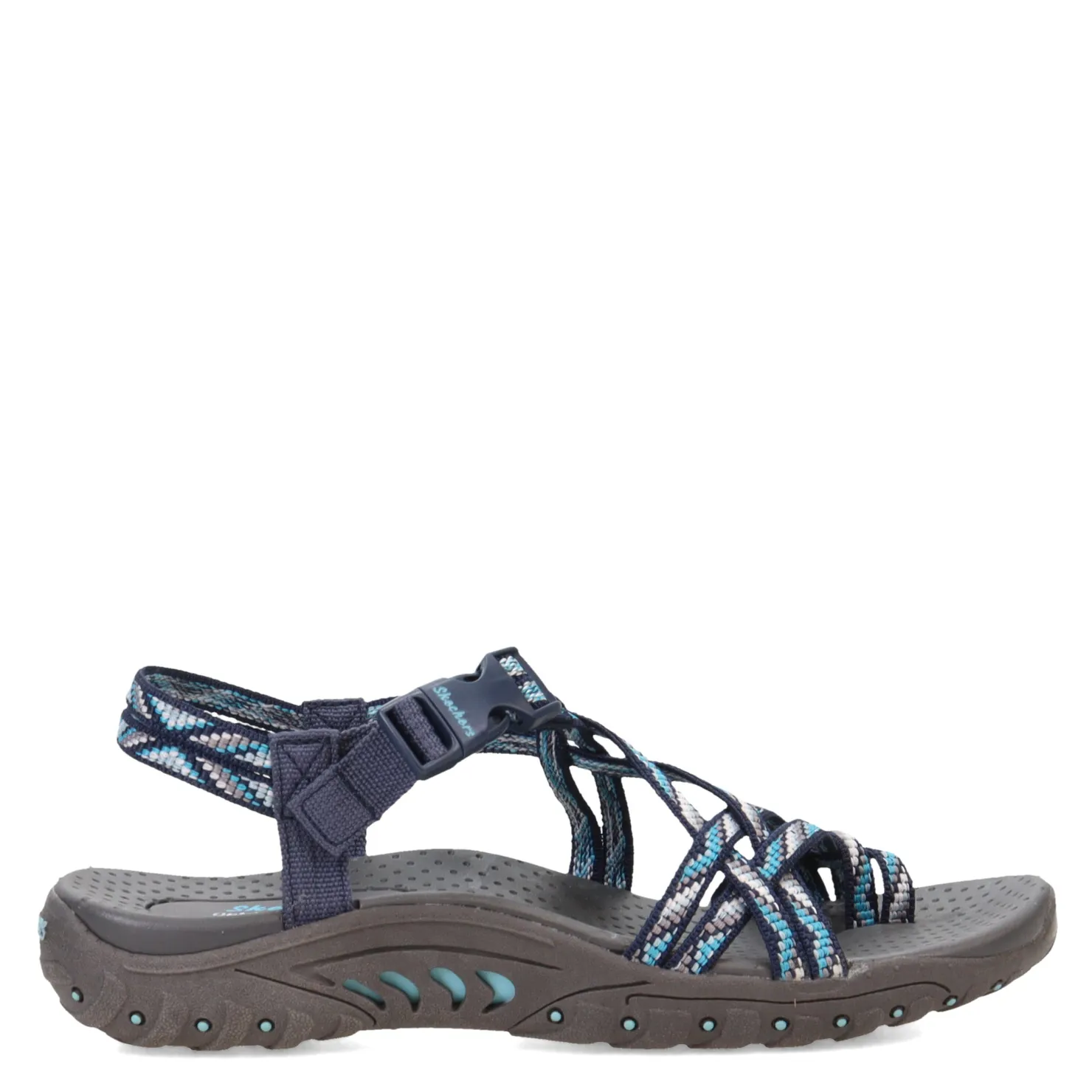 Women's , Reggae Strappy Sling Sandal|Skechers Outlet