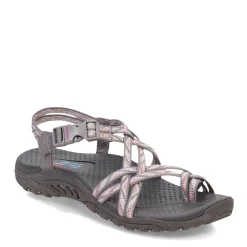 Women's , Reggae Strappy Sling Sandal|Skechers Discount