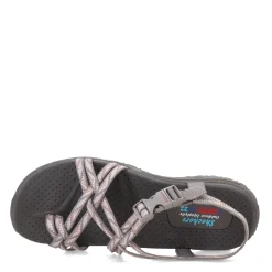 Women's , Reggae Strappy Sling Sandal|Skechers Discount