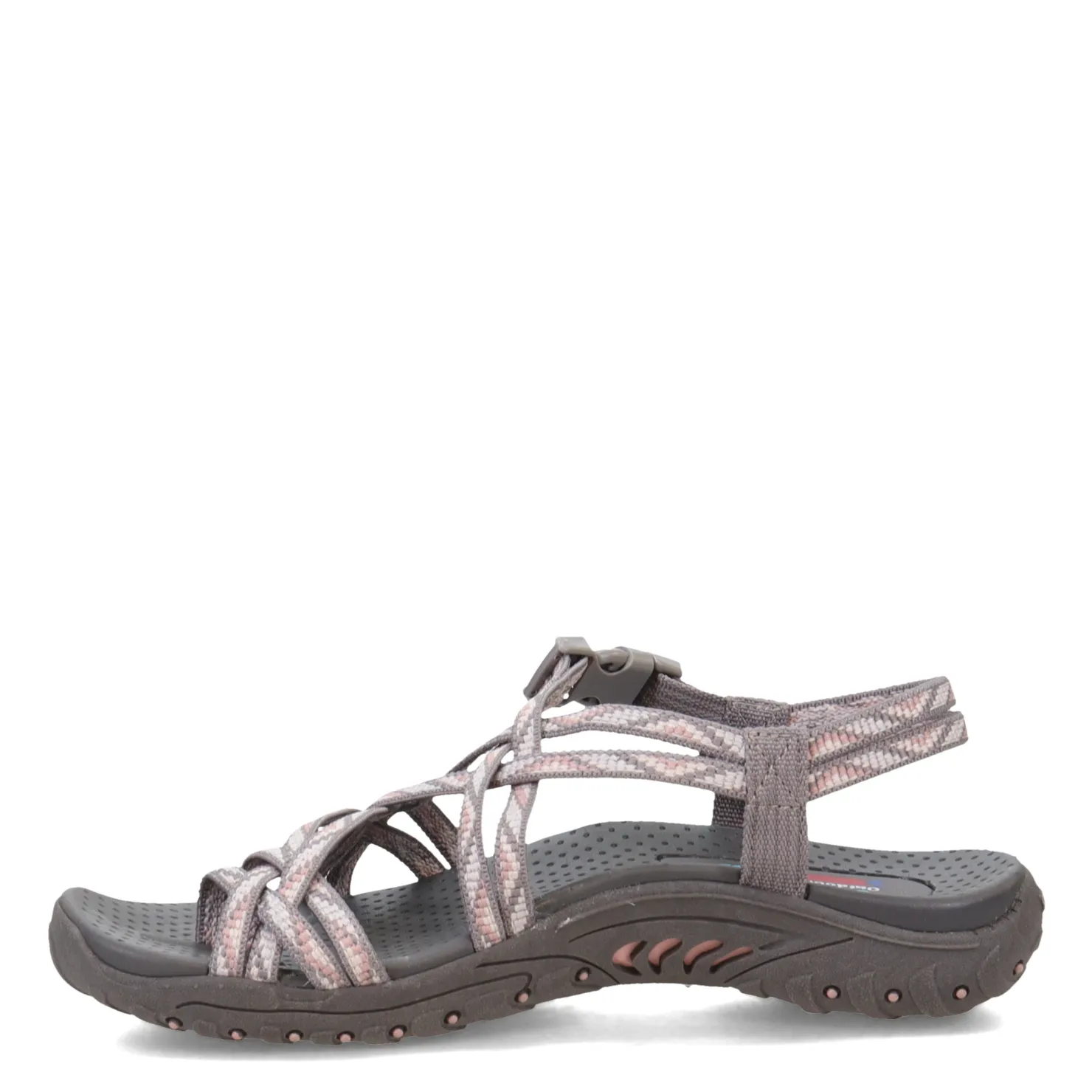 Outdoor & Hiking*Skechers Women's , Reggae Strappy Sling Sandal Gray