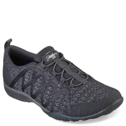 Walking*Skechers Women's , Relaxed Fit: Breathe-Easy - Infi-Knity Sneaker Charcoal