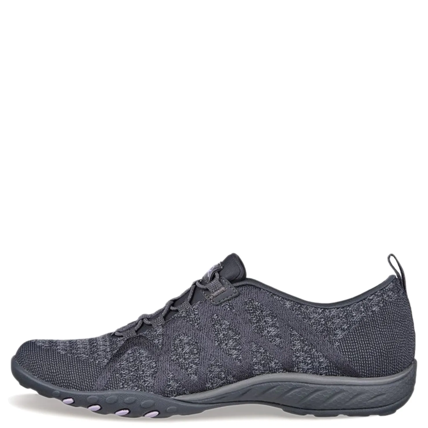 Walking*Skechers Women's , Relaxed Fit: Breathe-Easy - Infi-Knity Sneaker Charcoal