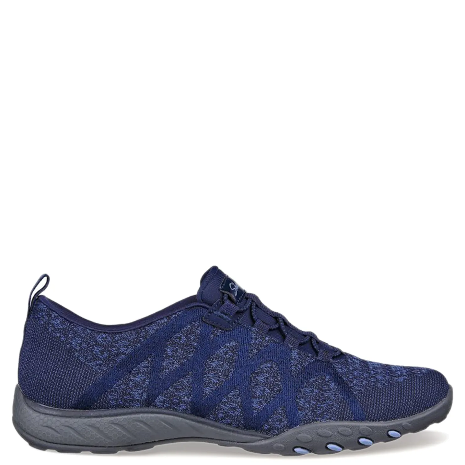 Walking*Skechers Women's , Relaxed Fit: Breathe-Easy - Infi-Knity Sneaker Navy