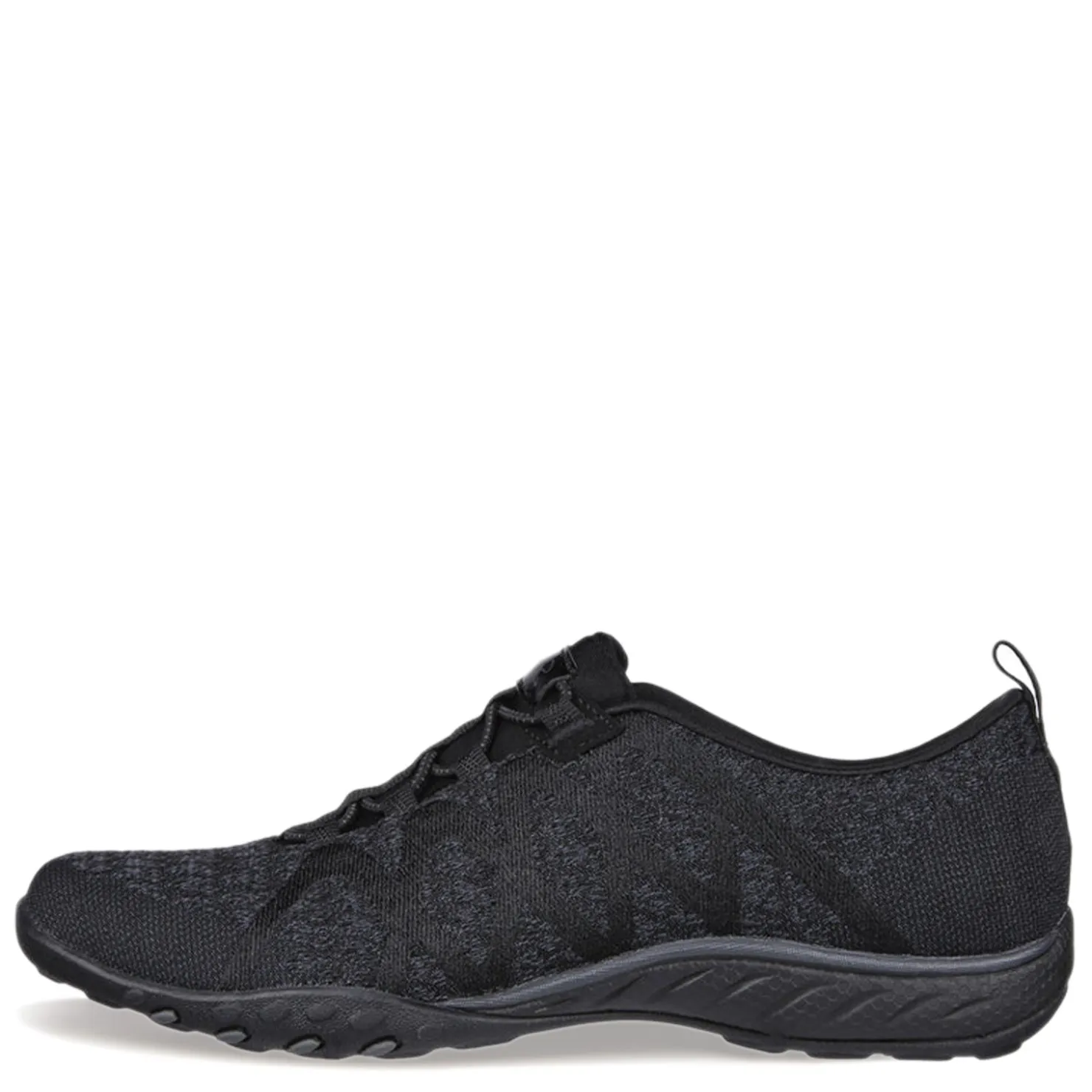 Walking*Skechers Women's , Relaxed Fit: Breathe-Easy - Infi-Knity Sneaker - Wide Width Black