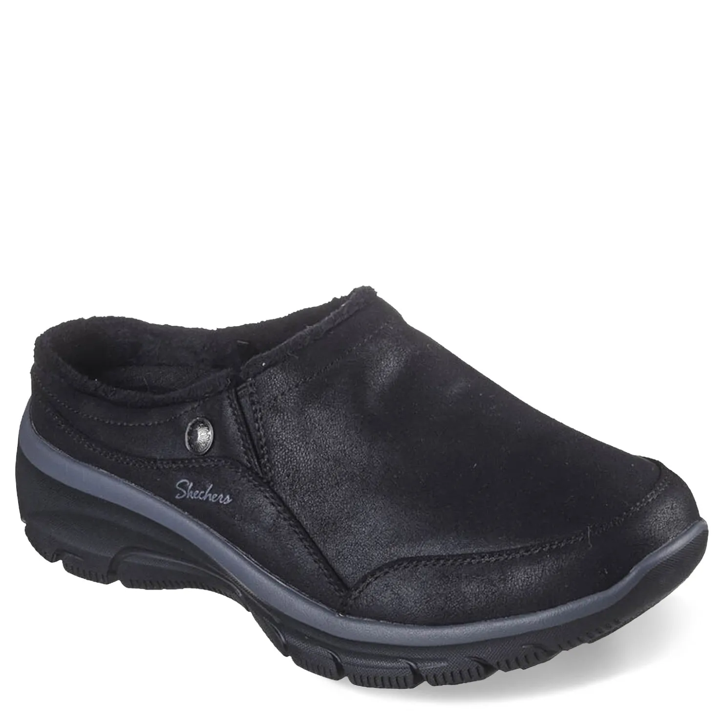 Women's , Relaxed Fit: Easy Going - Latte 2 Clog - Wide Width|Skechers Hot