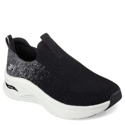 Walking*Skechers Women's , Relaxed Fit: Arch Fit D'Lux - Key Journey Sneaker Black