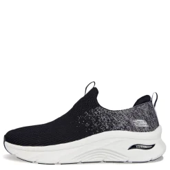 Walking*Skechers Women's , Relaxed Fit: Arch Fit D'Lux - Key Journey Sneaker Black