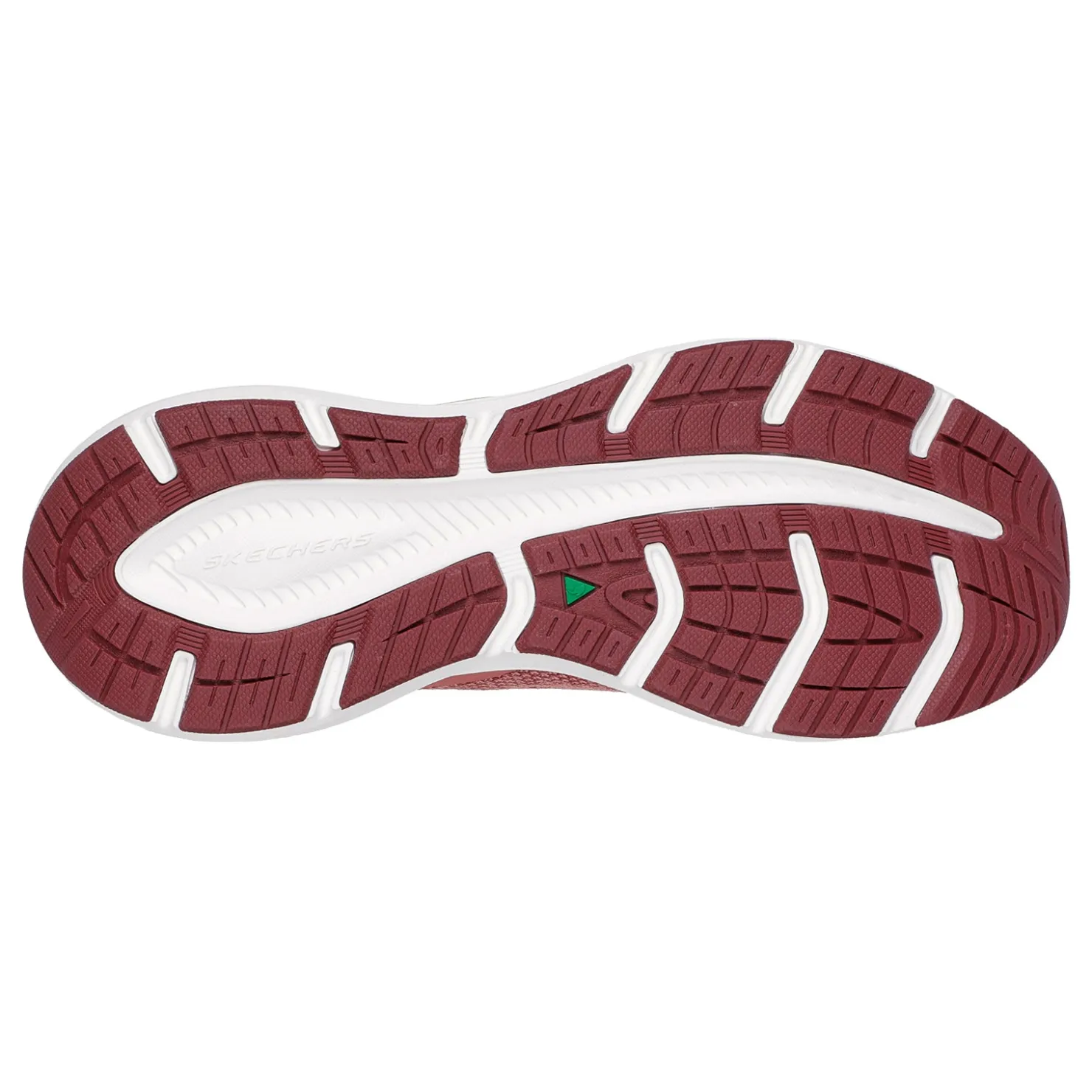 Walking*Skechers Women's , Relaxed Fit: Edgeride - Power Flow Sneaker Dark Mauve