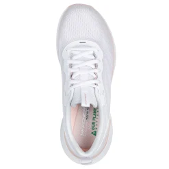 Walking*Skechers Women's , Relaxed Fit: Edgeride - Power Flow Sneaker White/Natural