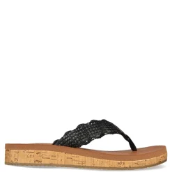 Flip Flops*Skechers Women's , Sandcomber Sandal Black