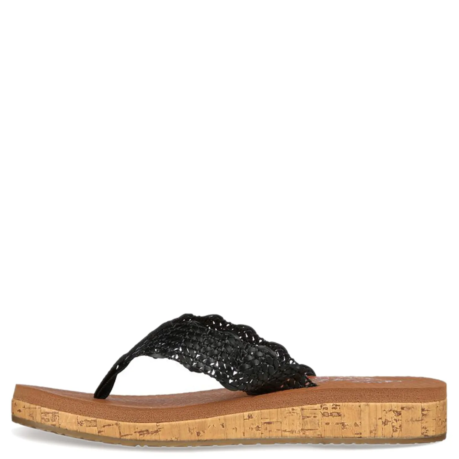 Flip Flops*Skechers Women's , Sandcomber Sandal Black