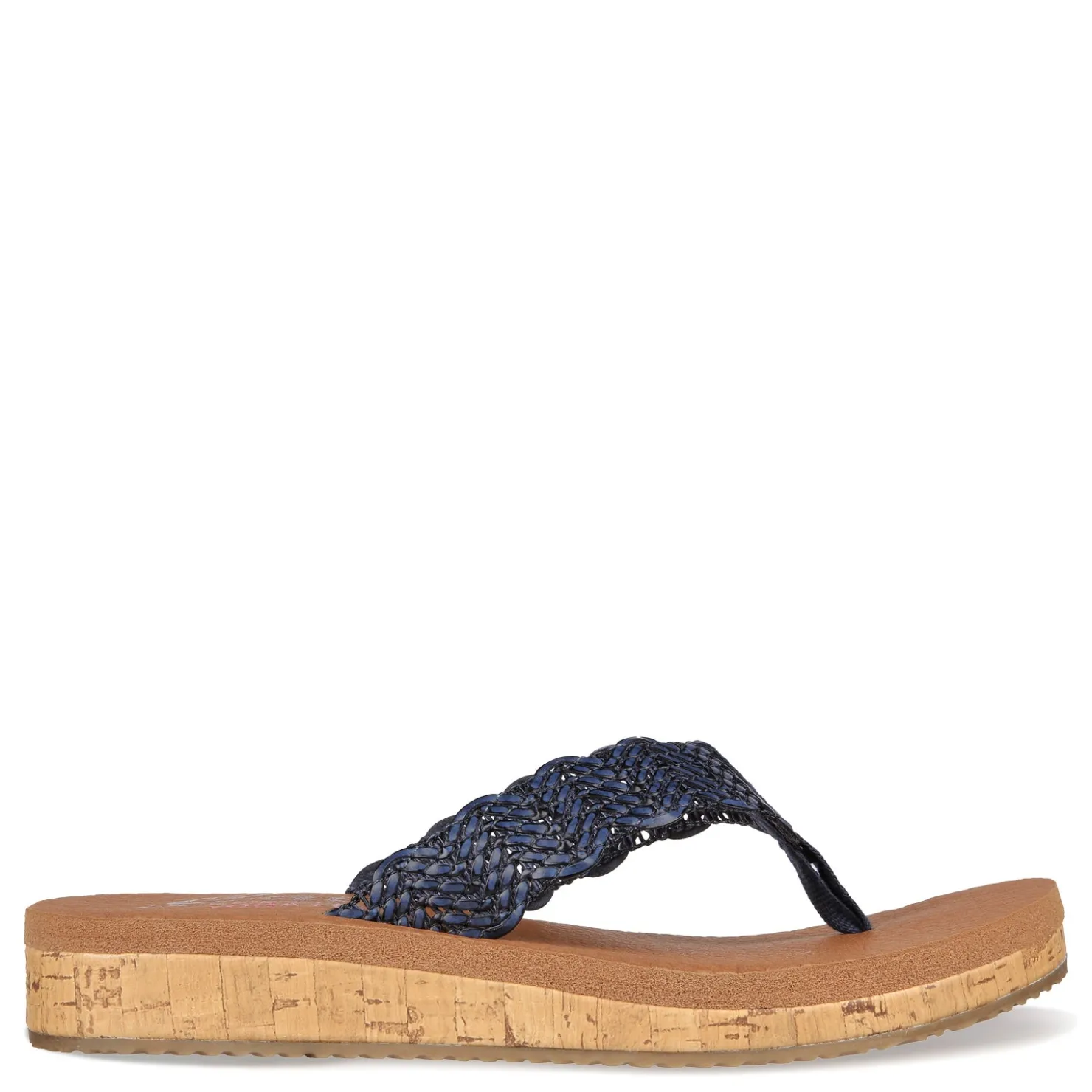 Flip Flops*Skechers Women's , Sandcomber Sandal Navy