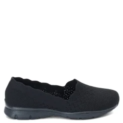 Women's , Seager - Stat Flat - Wide Width|Skechers Sale