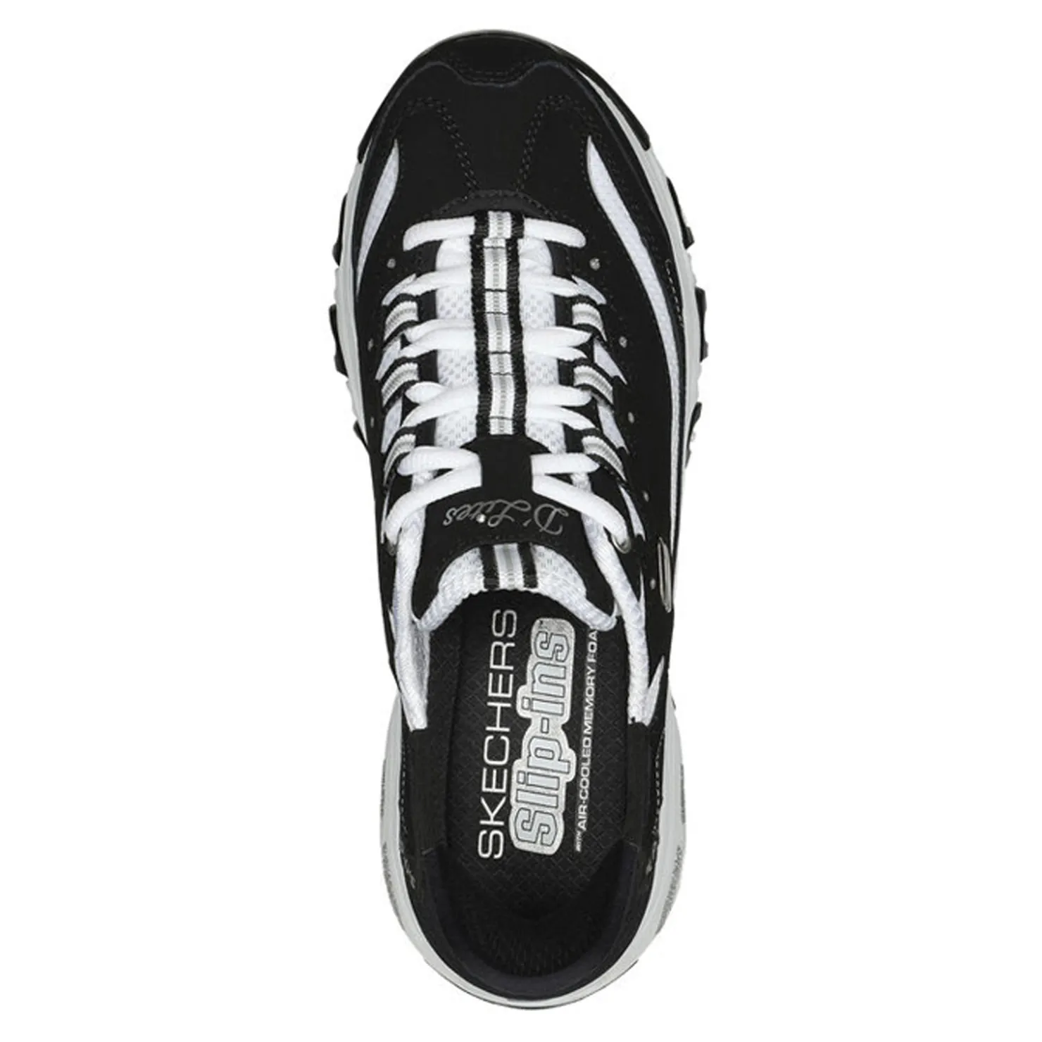 Fashion & Street*Skechers Women's , Slip-ins: D'Lites - New Classic Sneaker Black Wht