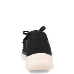 Walking*Skechers Women's , Slip-ins: GO WALK 6 - Lovely Day Sneaker Black Hot Pink