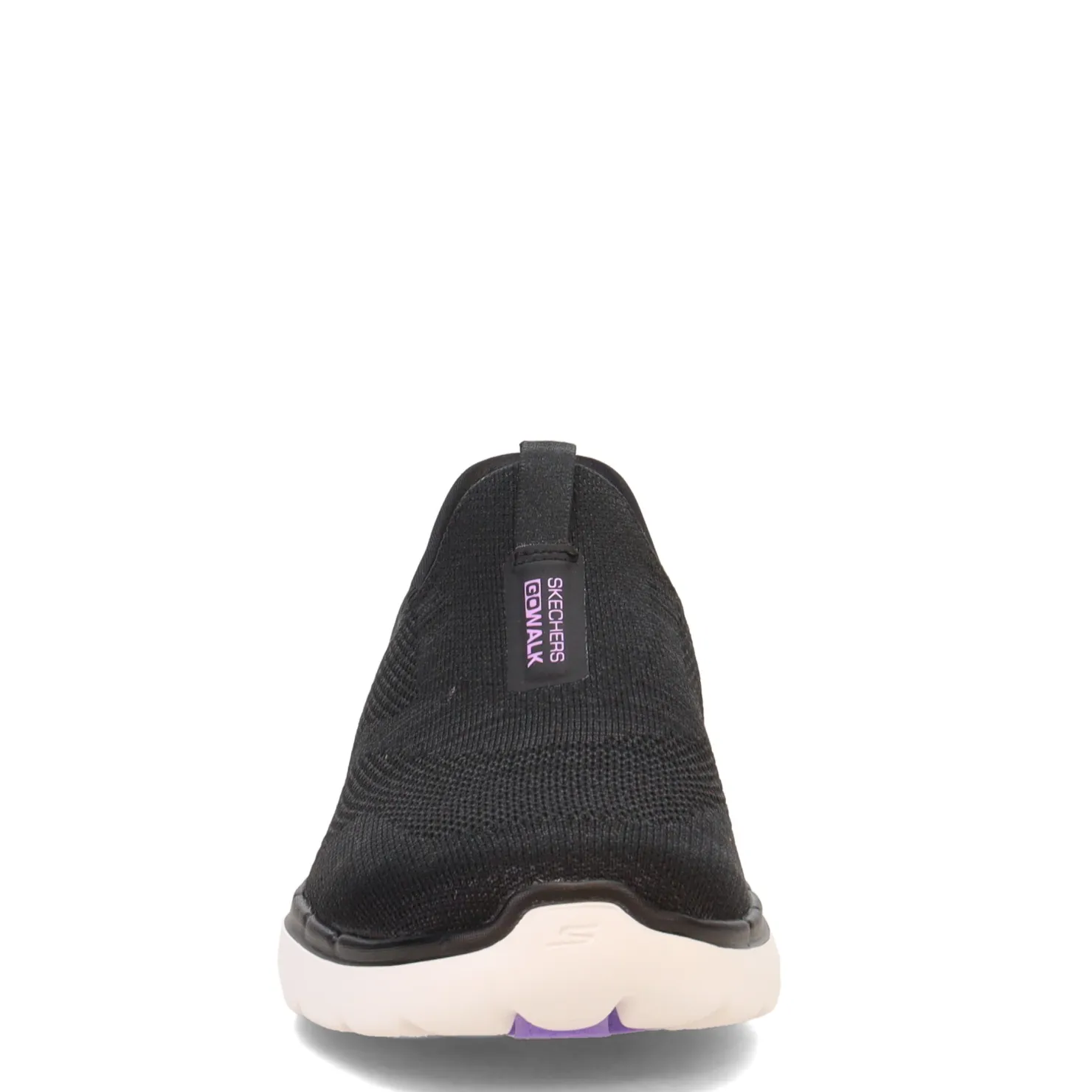 Walking*Skechers Women's , Slip-ins: GO WALK 6 - Fabulous View Sneaker Black/Lavender