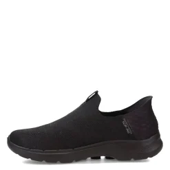 Walking*Skechers Women's , Slip-ins: GO WALK 6 - Fabulous View Sneaker - Wide Width Black