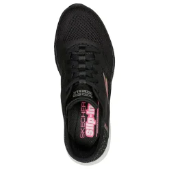 Walking*Skechers Women's , Slip-ins: GO WALK 6 - Vivid Idea Walking Shoe Black Pink