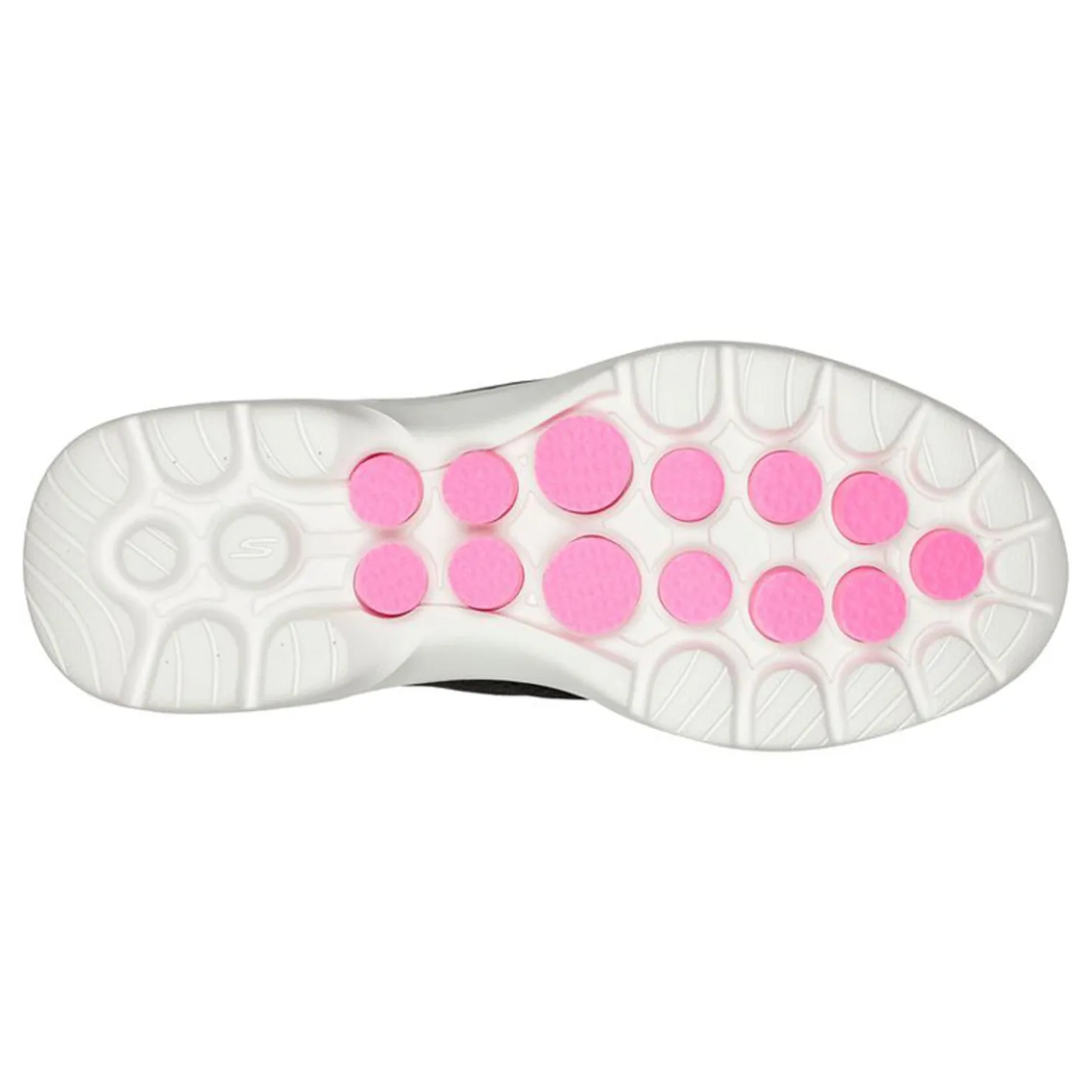 Walking*Skechers Women's , Slip-ins: GO WALK 6 - Vivid Idea Walking Shoe Black Pink