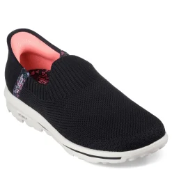 Walking*Skechers Women's , Slip-ins: GO WALK Travel - Tahiti Sunset Sneaker Black