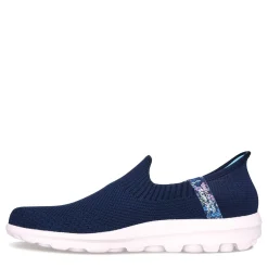 Walking*Skechers Women's , Slip-ins: GO WALK Travel - Tahiti Sunset Sneaker Navy