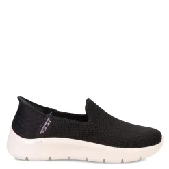 Walking*Skechers Women's , Slip-ins: GO WALK FLEX - Relish Sneaker - Wide Width Black White