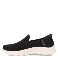 Walking*Skechers Women's , Slip-ins: GO WALK FLEX - Relish Sneaker - Wide Width Black White