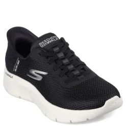 Walking*Skechers Women's , Slip-ins: GO WALK Flex - Grand Entrance Sneaker Black White