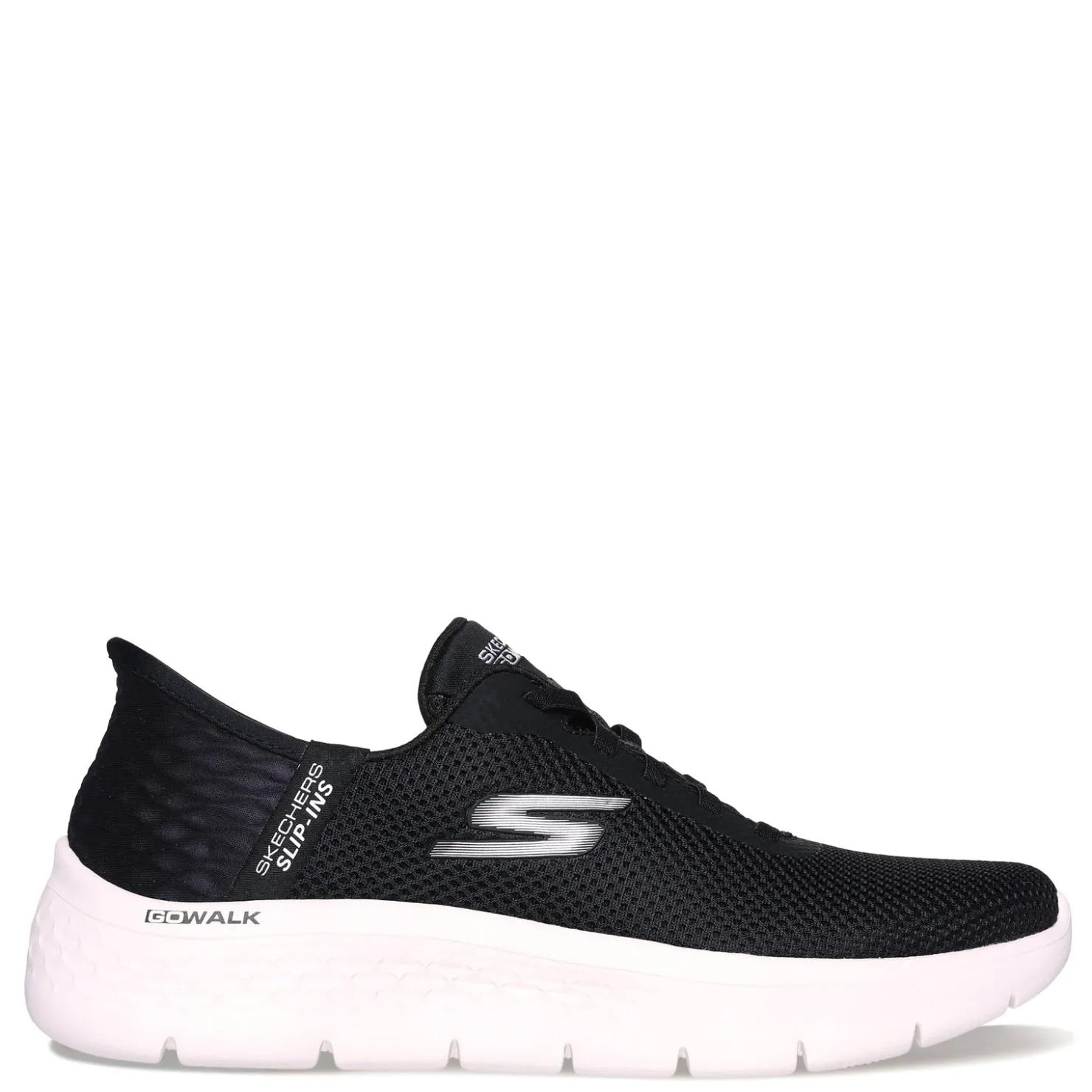 Walking*Skechers Women's , Slip-ins: GO WALK Flex - Grand Entrance Sneaker Black White