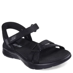 Outdoor & Hiking*Skechers Women's Slip-Ins, GO WALK Flex - Illuminate Sandal Black/Black