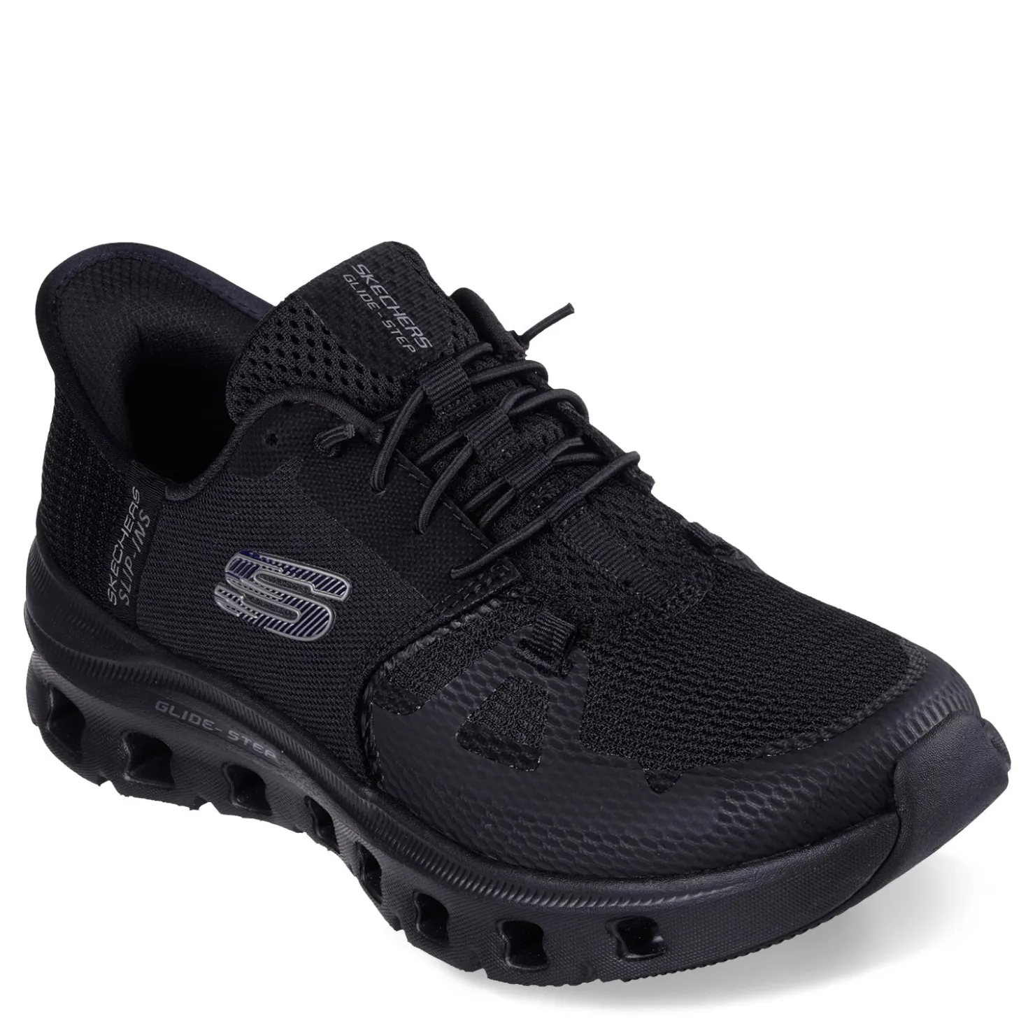 Walking*Skechers Women's , Slip-ins: Glide-Step Pro Walking Shoe Solid Black