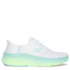 Running*Skechers Women's , Slip-ins: Max Cushioning Elite 2.0 Sneaker White/Blue