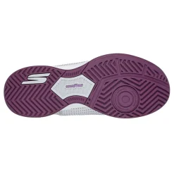 Court*Skechers Women's , Slip-ins Relaxed Fit: Viper Court Reload Pickleball Shoe Grey/Purple