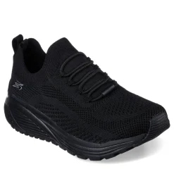 Walking*Skechers Women's , Sport Sparrow 2.0 - Allegiance Crew Sneaker - Wide Width Black/Black