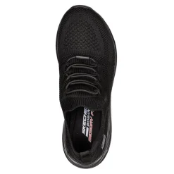 Walking*Skechers Women's , Sport Sparrow 2.0 - Allegiance Crew Sneaker - Wide Width Black/Black
