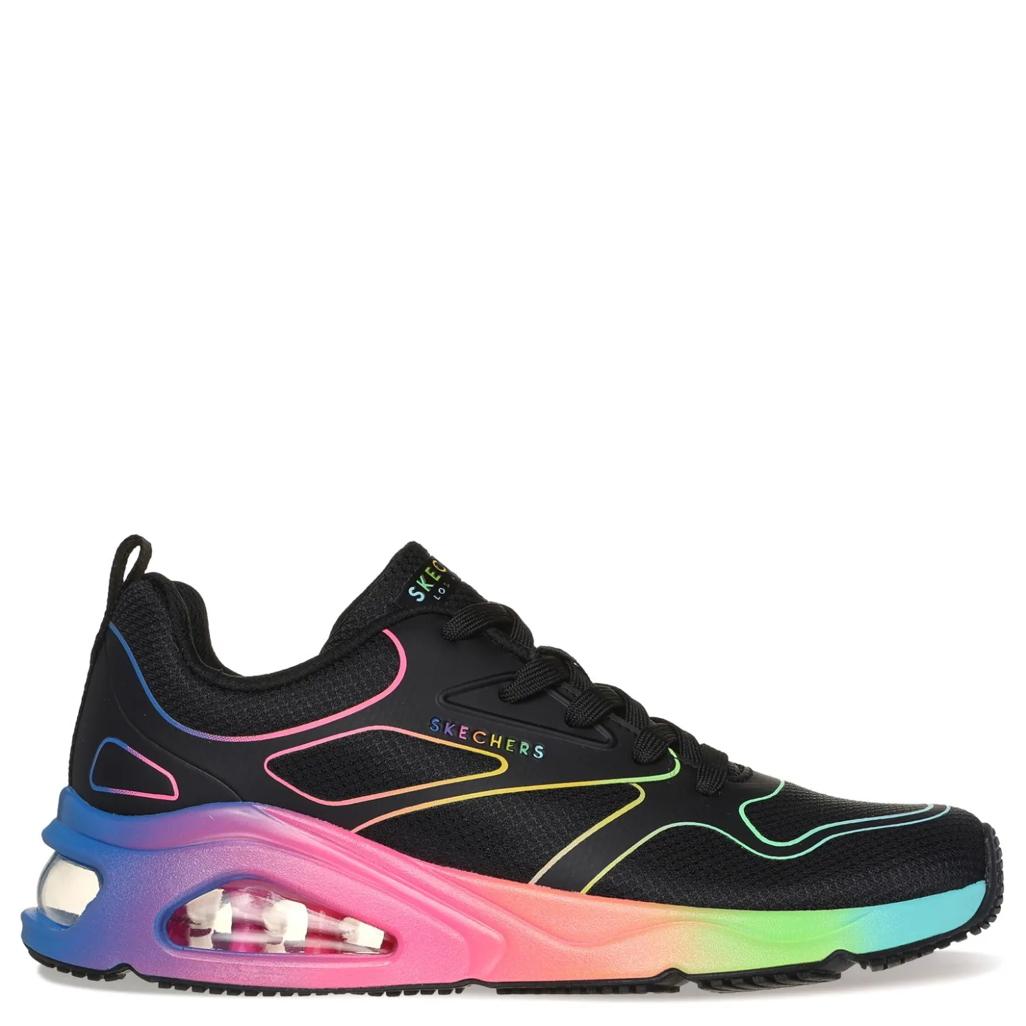 Women's Street, Tres-Air Uno - Rainbow Roads Sneaker|Skechers Hot