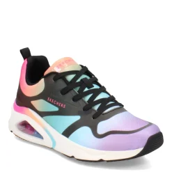 Fashion & Street*Skechers Women's Street, Tres-Air Uno - Hazey Sunset Sneaker Black Multi
