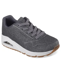 Fashion & Street*Skechers Women's Street, Uno - Glitter Bomb Sneaker Pewter
