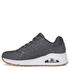 Fashion & Street*Skechers Women's Street, Uno - Glitter Bomb Sneaker Pewter