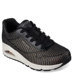 Fashion & Street*Skechers Women's Street, Uno - Shine Thru Sneaker Rose/Gold