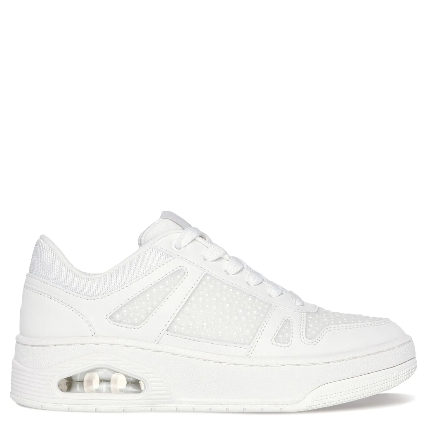Fashion & Street*Skechers Women's Street, Uno Court - Opulent Pearls Sneaker White