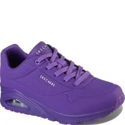 Fashion & Street*Skechers Women's Street, Uno - Neon Nights Sneaker Purple