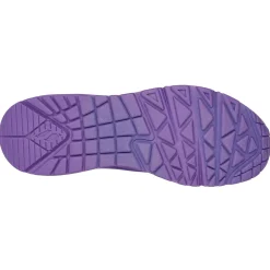 Fashion & Street*Skechers Women's Street, Uno - Neon Nights Sneaker Purple