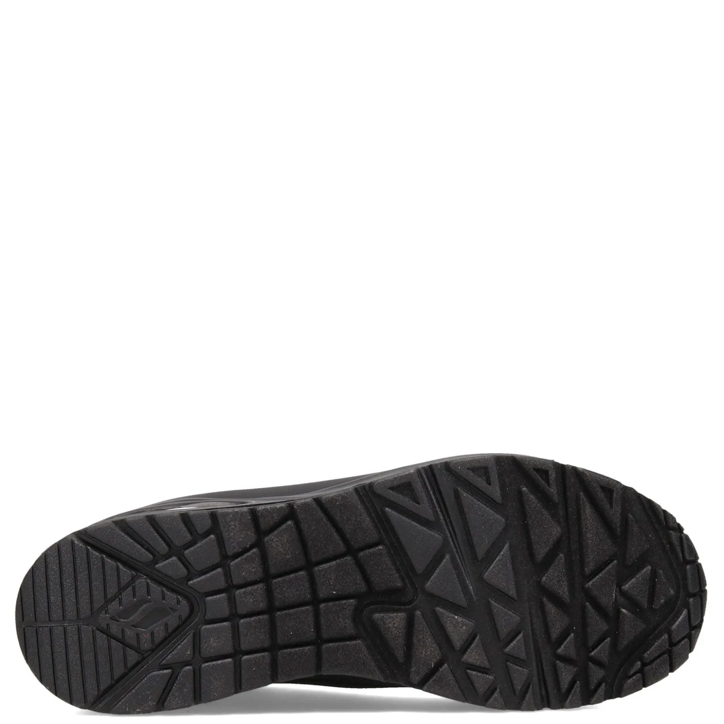 Walking*Skechers Women's Street, Uno - Stand on Air Sneaker - Wide Width Solid Black