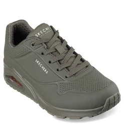 Fashion & Street*Skechers Women's Street, Uno - Stand on Air Sneaker - Wide Width Olive