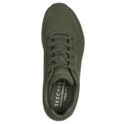 Fashion & Street*Skechers Women's Street, Uno - Stand on Air Sneaker - Wide Width Olive