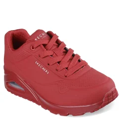 Fashion & Street*Skechers Women's Street, Uno - Stand on Air Sneaker - Wide Width Red